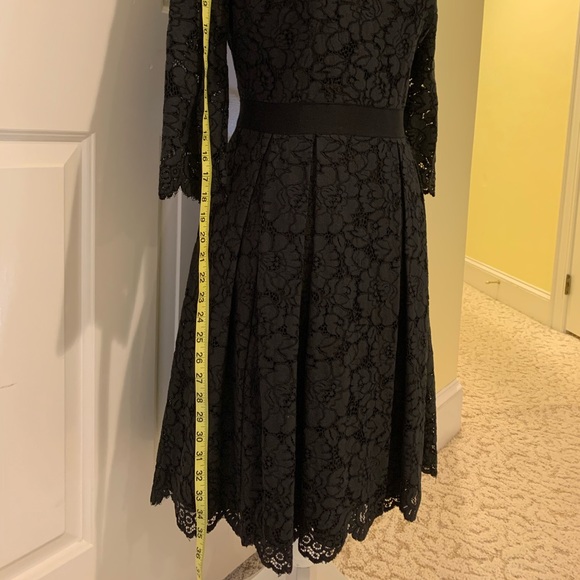 Ted Baker London black lace dress size 6 (Ted 2) - Picture 3 of 8